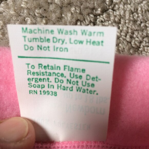 Vintage Pink Bunting Sleeper + Hat & Moccasins - Picture 5 of 13